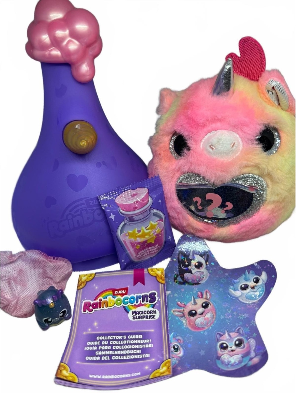 ZURU Rainbocorns Rumi Magicorn Surprise Plush Collectible